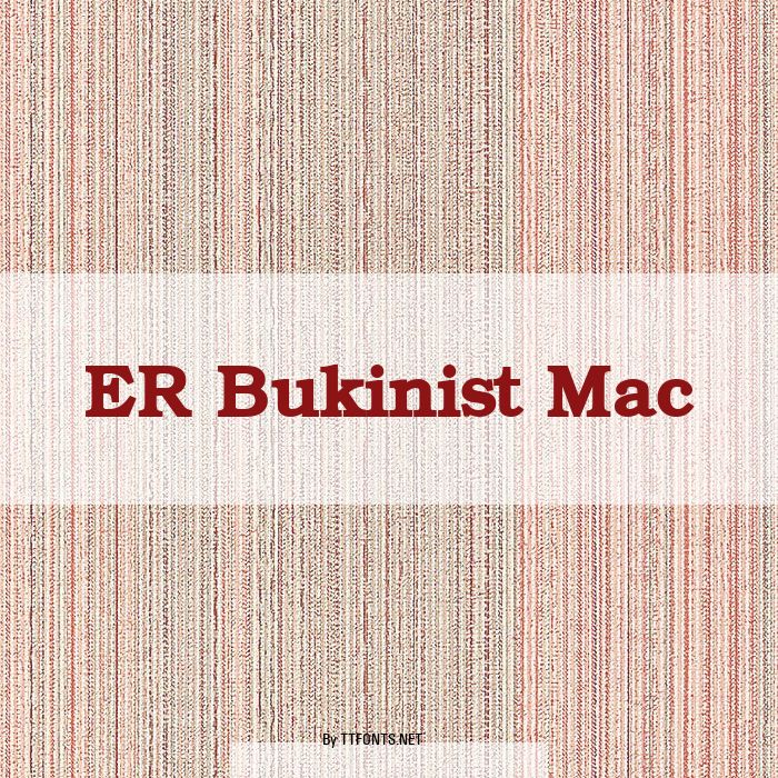 ER Bukinist Mac example